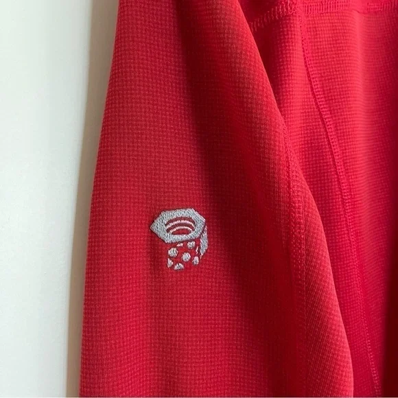 Mountain Hardware Polartec Power Stretch Fleece Full-Zip Jacket Red Size Small - Picture 5 of 10